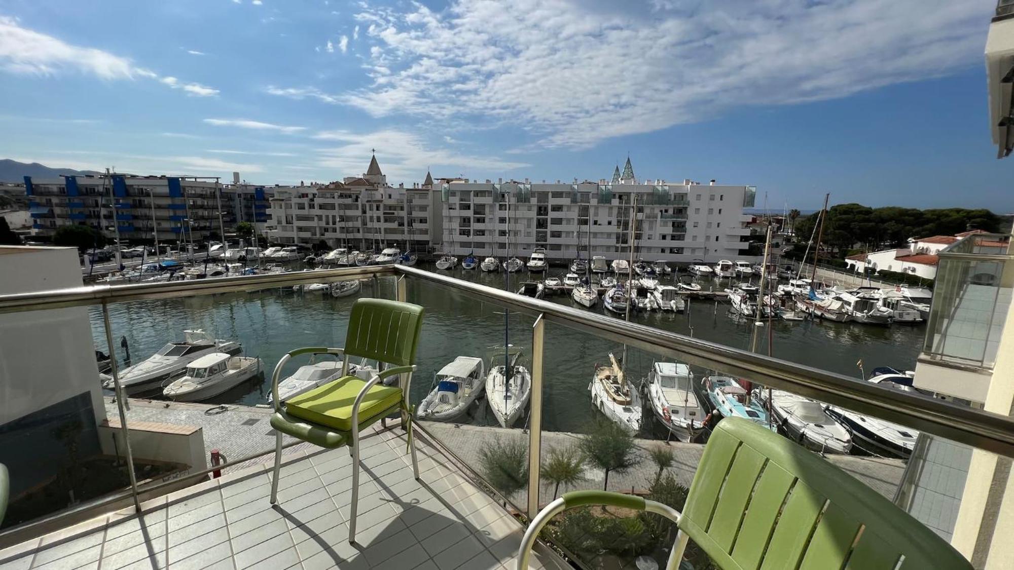Precioso Piso Con Vista Al Canal Y Piscina En Roses Av-69 Exterior photo